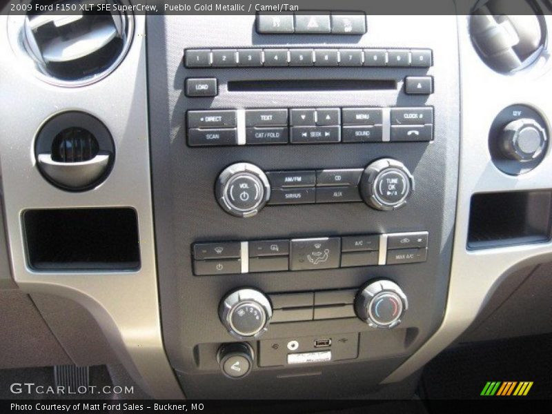 Pueblo Gold Metallic / Camel/Tan 2009 Ford F150 XLT SFE SuperCrew
