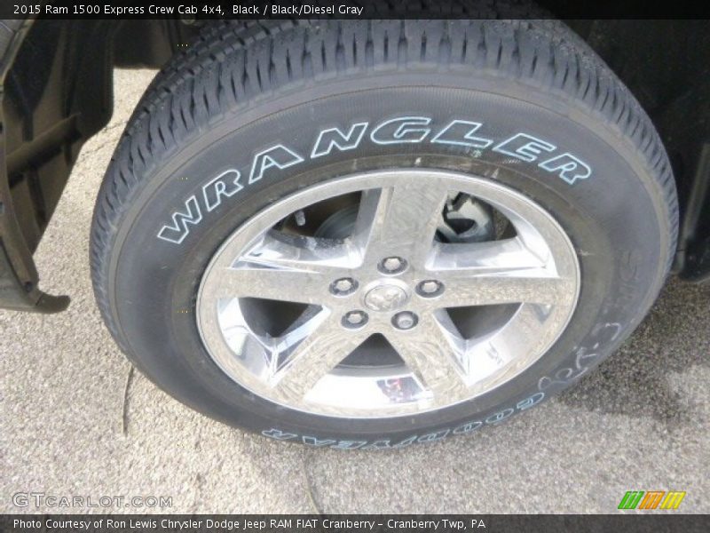 Black / Black/Diesel Gray 2015 Ram 1500 Express Crew Cab 4x4