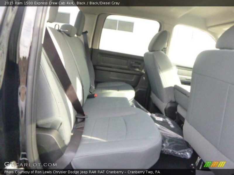 Black / Black/Diesel Gray 2015 Ram 1500 Express Crew Cab 4x4