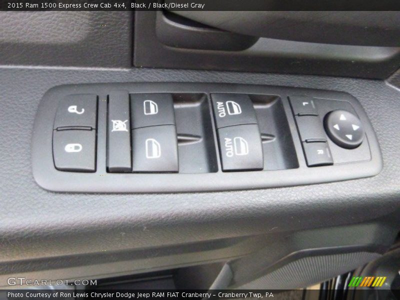 Black / Black/Diesel Gray 2015 Ram 1500 Express Crew Cab 4x4