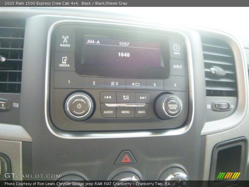 Black / Black/Diesel Gray 2015 Ram 1500 Express Crew Cab 4x4