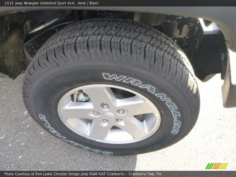 Anvil / Black 2015 Jeep Wrangler Unlimited Sport 4x4