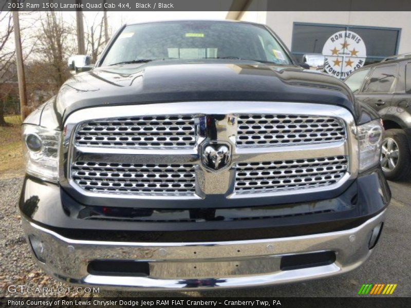 Black / Black 2015 Ram 1500 Laramie Quad Cab 4x4