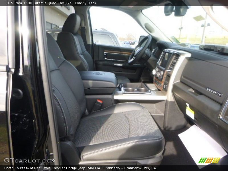 Black / Black 2015 Ram 1500 Laramie Quad Cab 4x4
