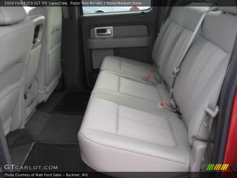 Razor Red Metallic / Stone/Medium Stone 2009 Ford F150 XLT SFE SuperCrew
