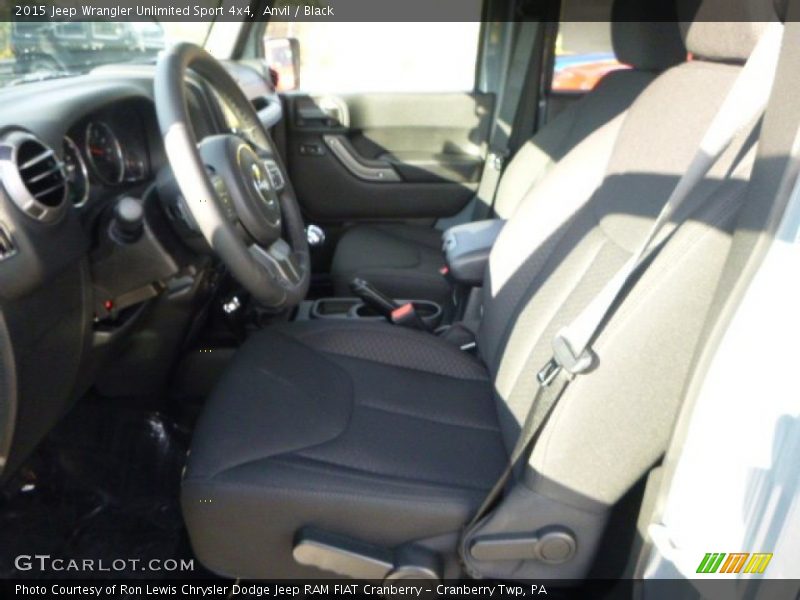 Anvil / Black 2015 Jeep Wrangler Unlimited Sport 4x4