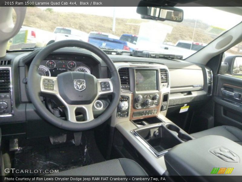 Black / Black 2015 Ram 1500 Laramie Quad Cab 4x4