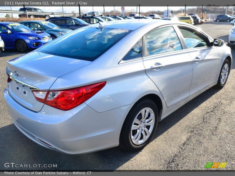 Radiant Silver / Gray 2011 Hyundai Sonata GLS