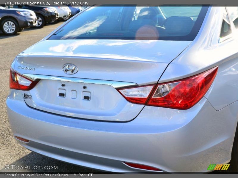 Radiant Silver / Gray 2011 Hyundai Sonata GLS
