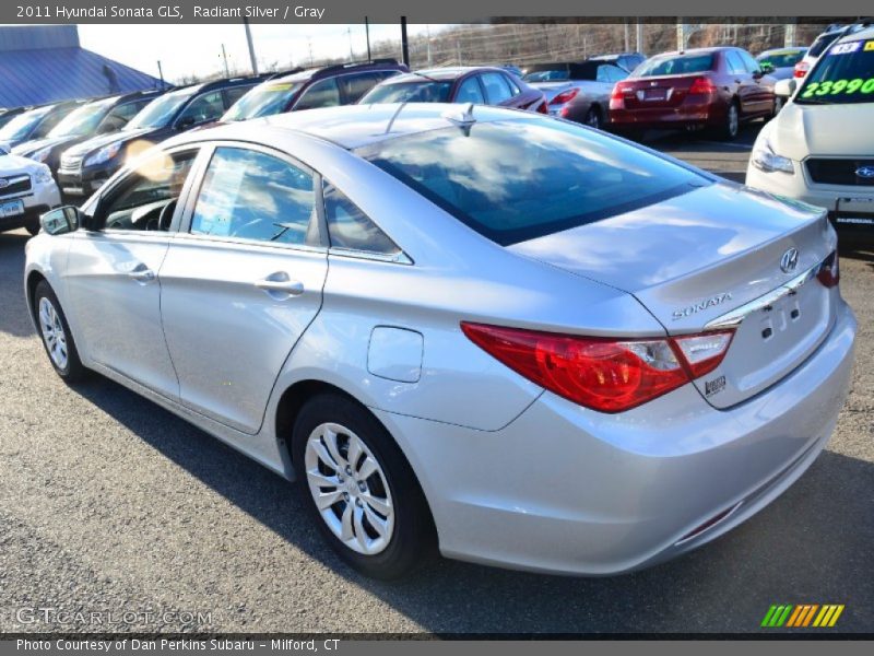 Radiant Silver / Gray 2011 Hyundai Sonata GLS