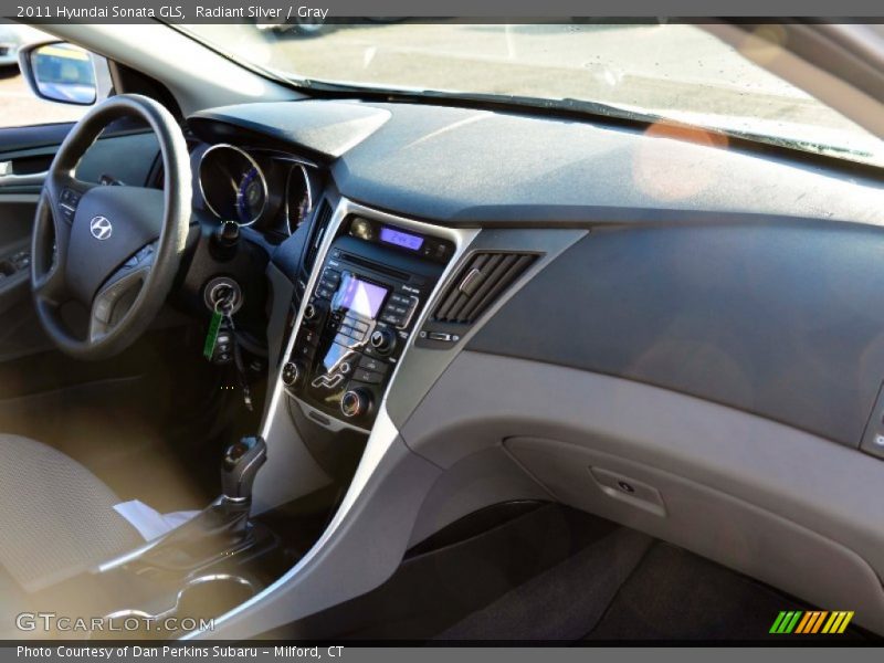 Radiant Silver / Gray 2011 Hyundai Sonata GLS