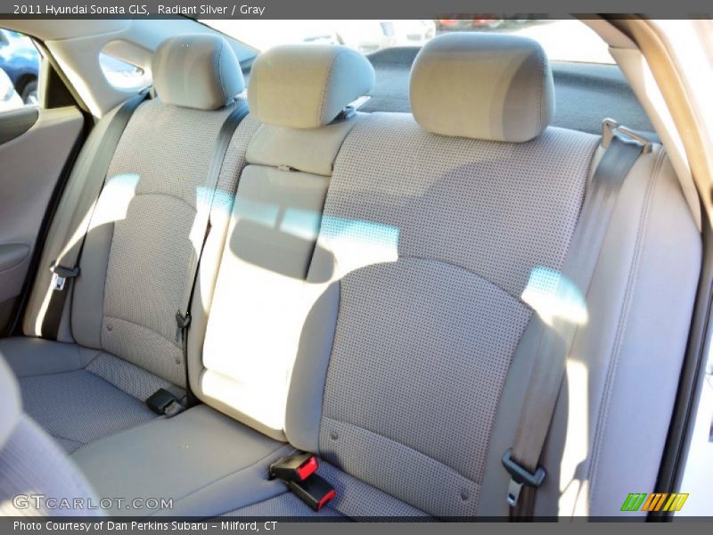 Radiant Silver / Gray 2011 Hyundai Sonata GLS