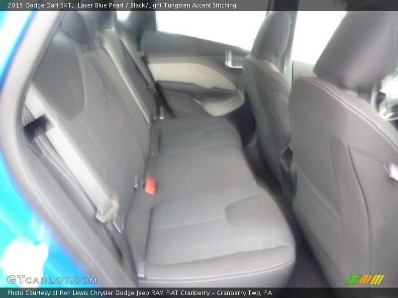 Laser Blue Pearl / Black/Light Tungsten Accent Stitching 2015 Dodge Dart SXT