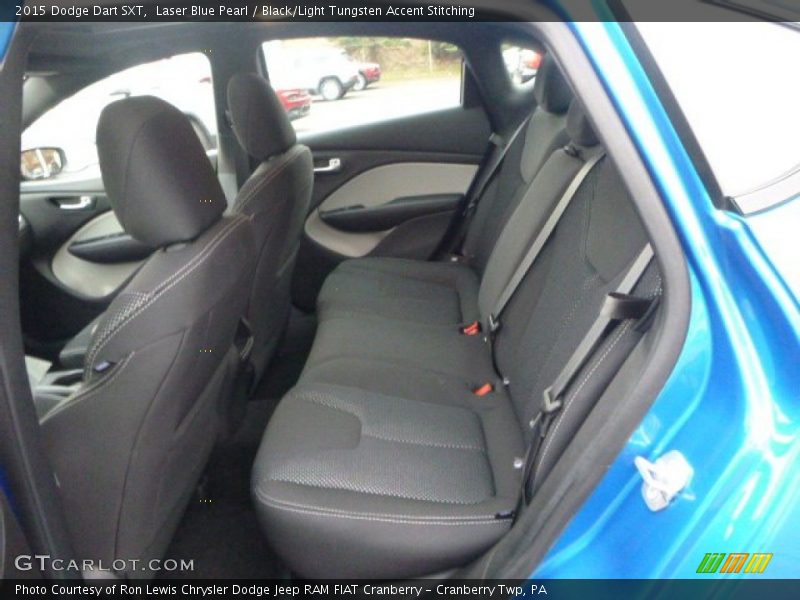 Laser Blue Pearl / Black/Light Tungsten Accent Stitching 2015 Dodge Dart SXT