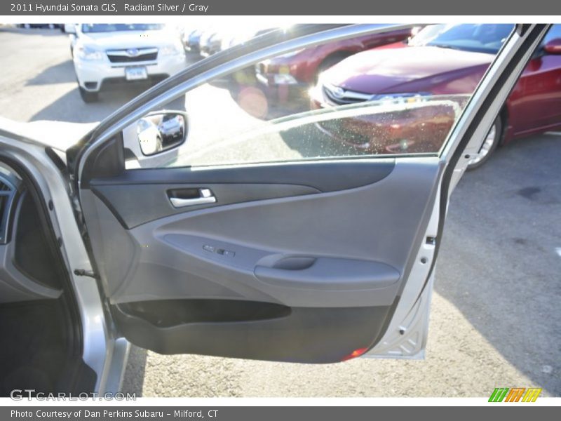 Radiant Silver / Gray 2011 Hyundai Sonata GLS
