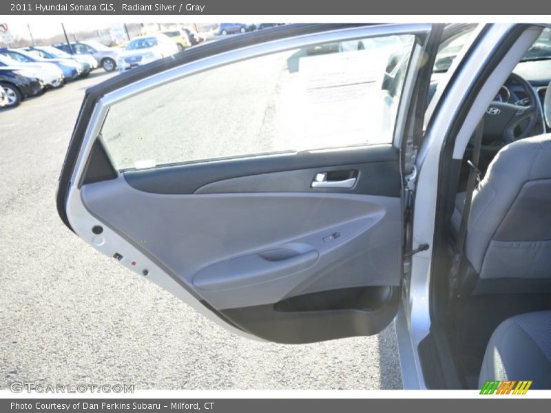 Radiant Silver / Gray 2011 Hyundai Sonata GLS