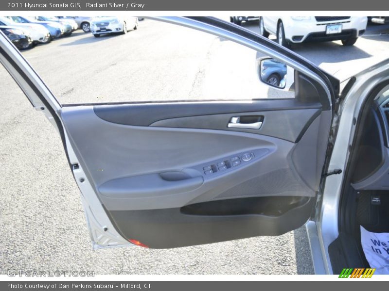 Radiant Silver / Gray 2011 Hyundai Sonata GLS