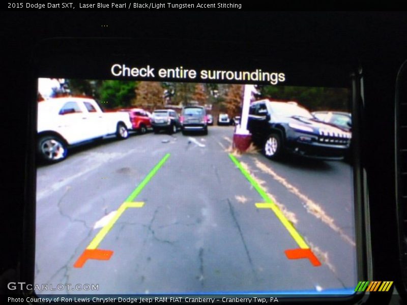 Laser Blue Pearl / Black/Light Tungsten Accent Stitching 2015 Dodge Dart SXT