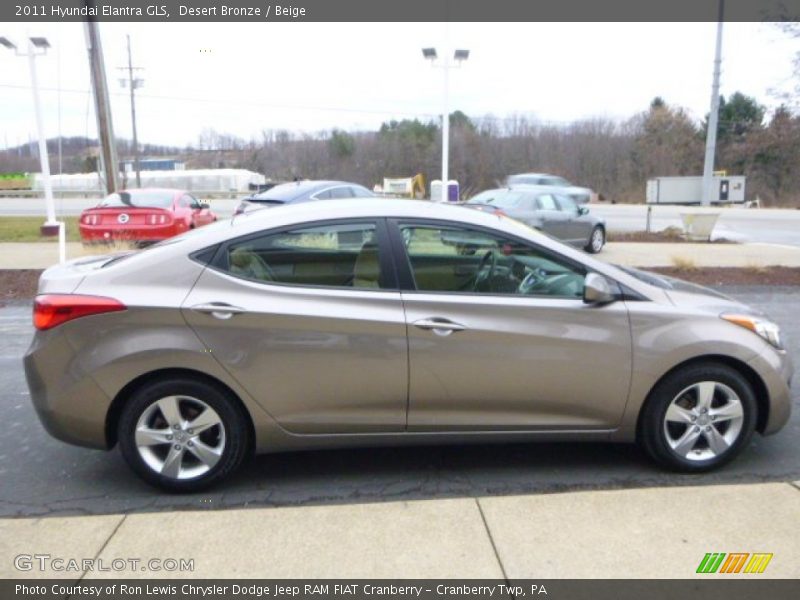 Desert Bronze / Beige 2011 Hyundai Elantra GLS
