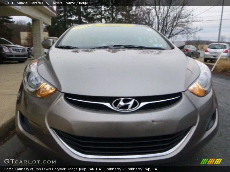 Desert Bronze / Beige 2011 Hyundai Elantra GLS