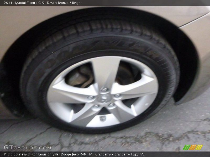 Desert Bronze / Beige 2011 Hyundai Elantra GLS