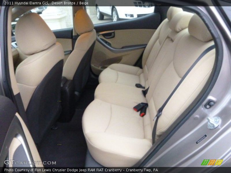 Desert Bronze / Beige 2011 Hyundai Elantra GLS