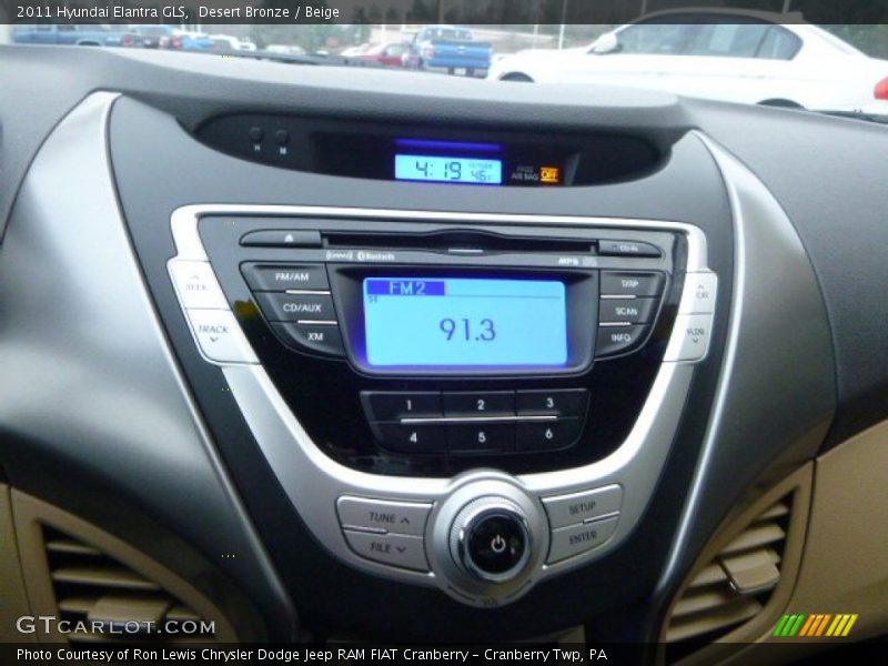 Desert Bronze / Beige 2011 Hyundai Elantra GLS