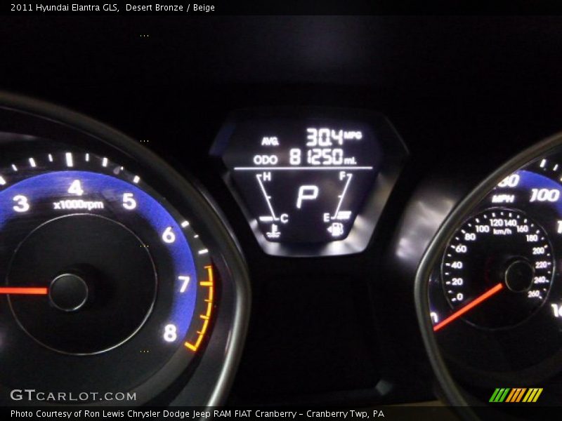 Desert Bronze / Beige 2011 Hyundai Elantra GLS