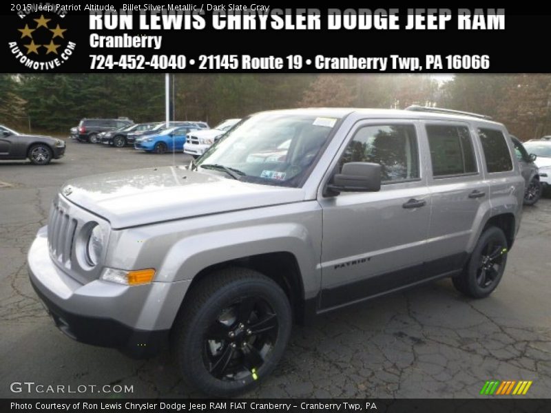 Billet Silver Metallic / Dark Slate Gray 2015 Jeep Patriot Altitude