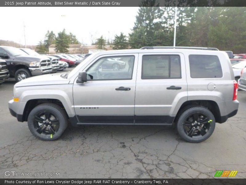 Billet Silver Metallic / Dark Slate Gray 2015 Jeep Patriot Altitude