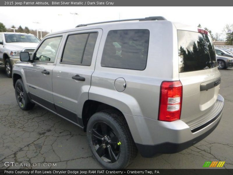 Billet Silver Metallic / Dark Slate Gray 2015 Jeep Patriot Altitude