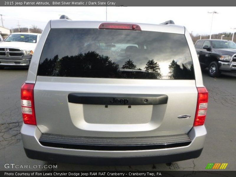 Billet Silver Metallic / Dark Slate Gray 2015 Jeep Patriot Altitude