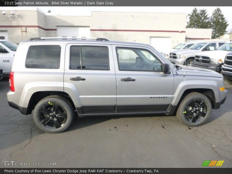 Billet Silver Metallic / Dark Slate Gray 2015 Jeep Patriot Altitude