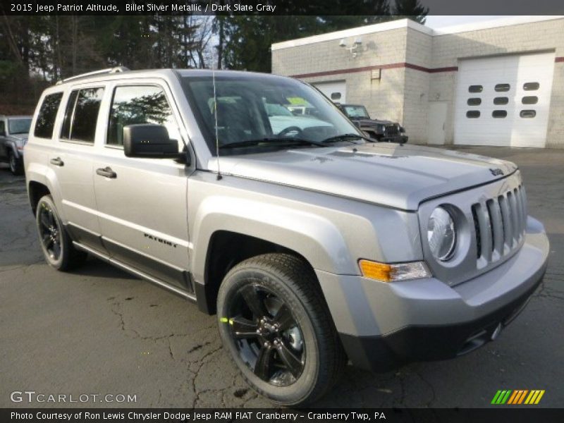 Billet Silver Metallic / Dark Slate Gray 2015 Jeep Patriot Altitude