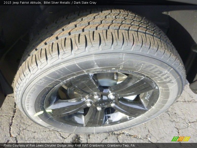 Billet Silver Metallic / Dark Slate Gray 2015 Jeep Patriot Altitude