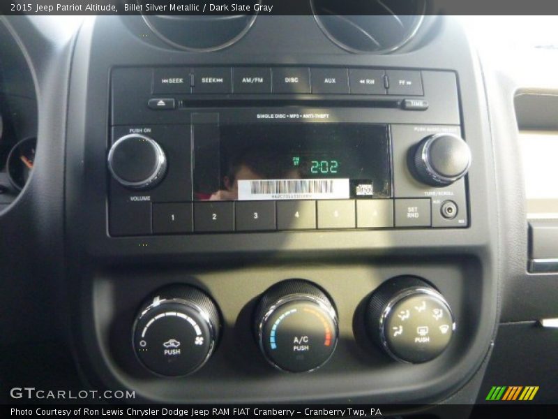 Billet Silver Metallic / Dark Slate Gray 2015 Jeep Patriot Altitude