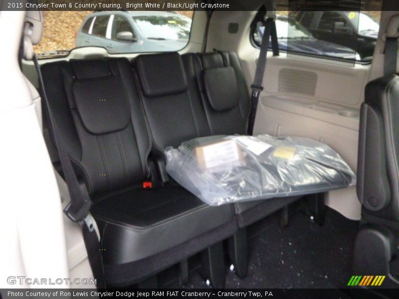 Bright White / Black/Light Graystone 2015 Chrysler Town & Country Touring