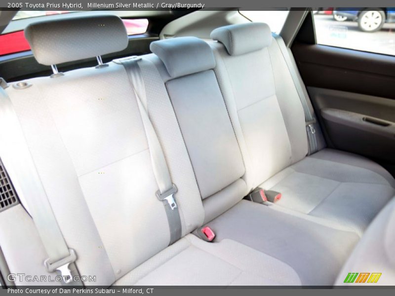 Millenium Silver Metallic / Gray/Burgundy 2005 Toyota Prius Hybrid
