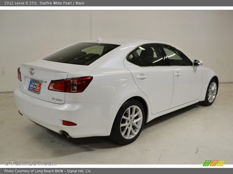 Starfire White Pearl / Black 2012 Lexus IS 250