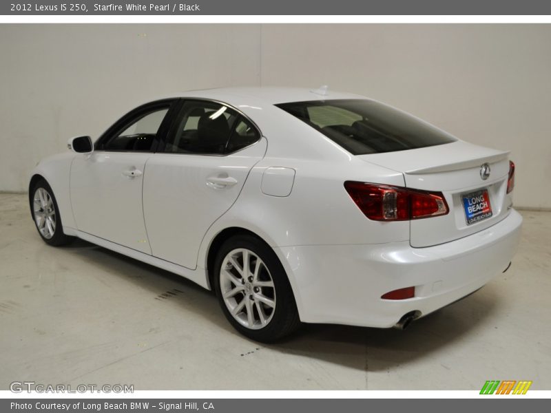 Starfire White Pearl / Black 2012 Lexus IS 250