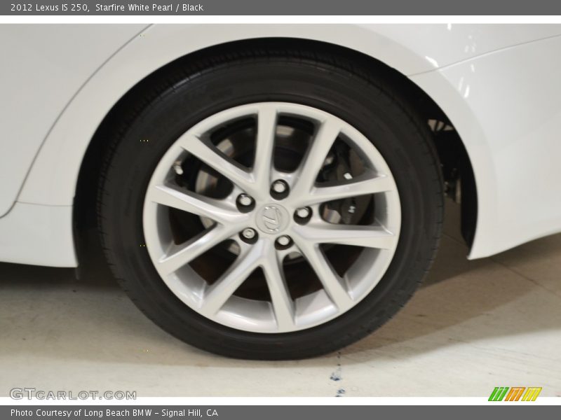 Starfire White Pearl / Black 2012 Lexus IS 250