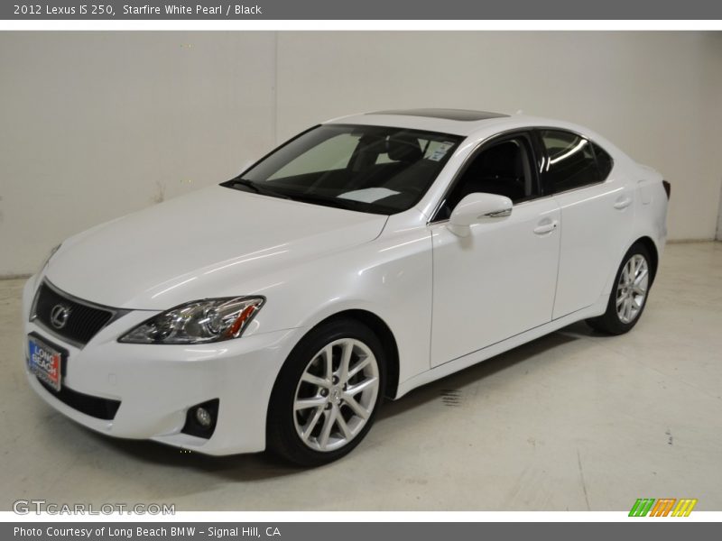 Starfire White Pearl / Black 2012 Lexus IS 250