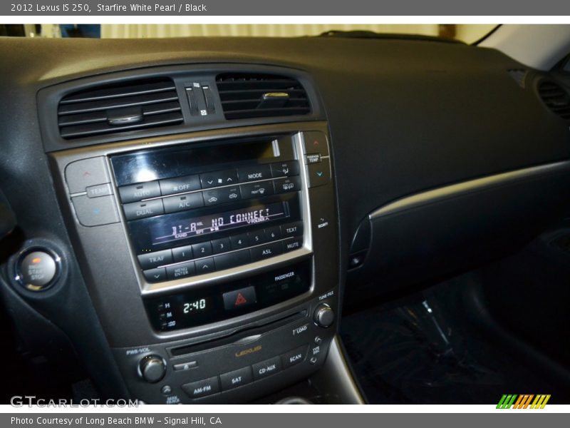 Starfire White Pearl / Black 2012 Lexus IS 250