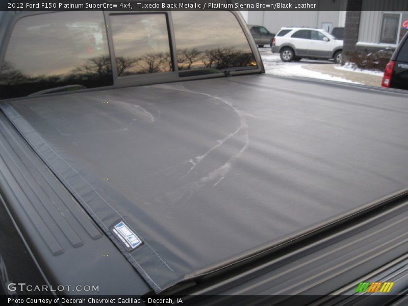 Tuxedo Black Metallic / Platinum Sienna Brown/Black Leather 2012 Ford F150 Platinum SuperCrew 4x4