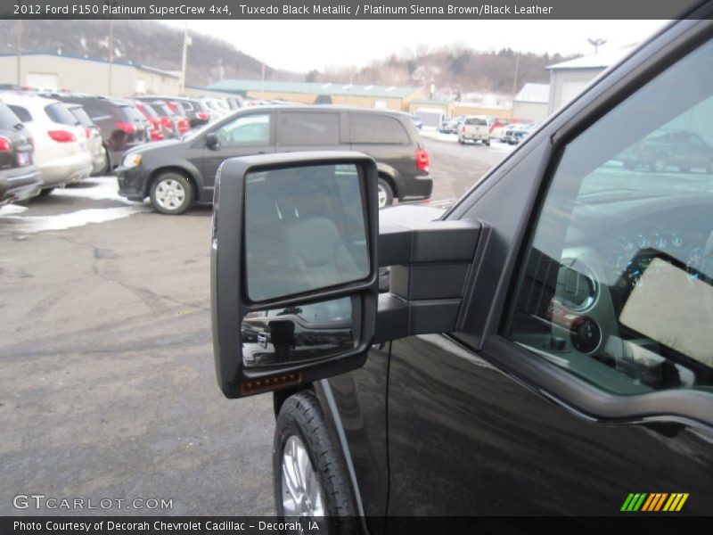 Tuxedo Black Metallic / Platinum Sienna Brown/Black Leather 2012 Ford F150 Platinum SuperCrew 4x4