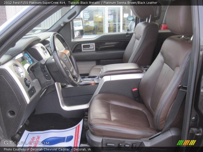  2012 F150 Platinum SuperCrew 4x4 Platinum Sienna Brown/Black Leather Interior