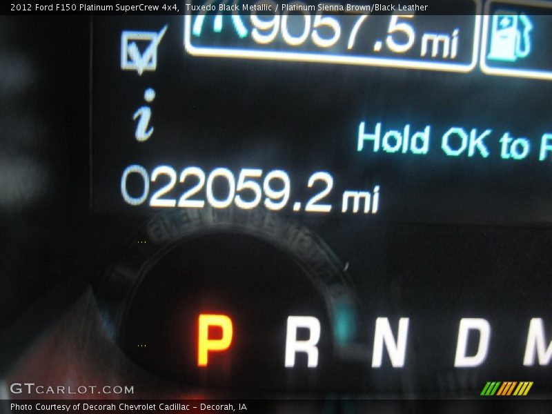 Tuxedo Black Metallic / Platinum Sienna Brown/Black Leather 2012 Ford F150 Platinum SuperCrew 4x4