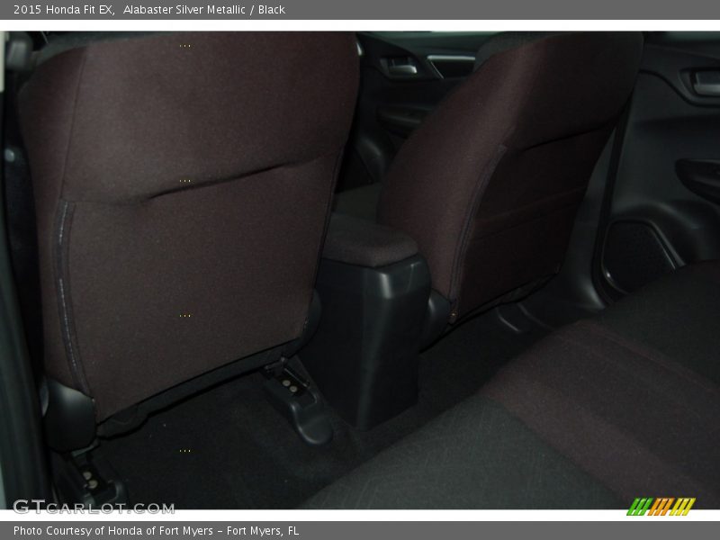 Alabaster Silver Metallic / Black 2015 Honda Fit EX