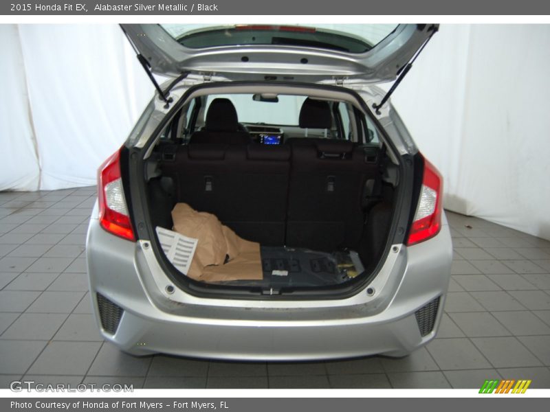 Alabaster Silver Metallic / Black 2015 Honda Fit EX