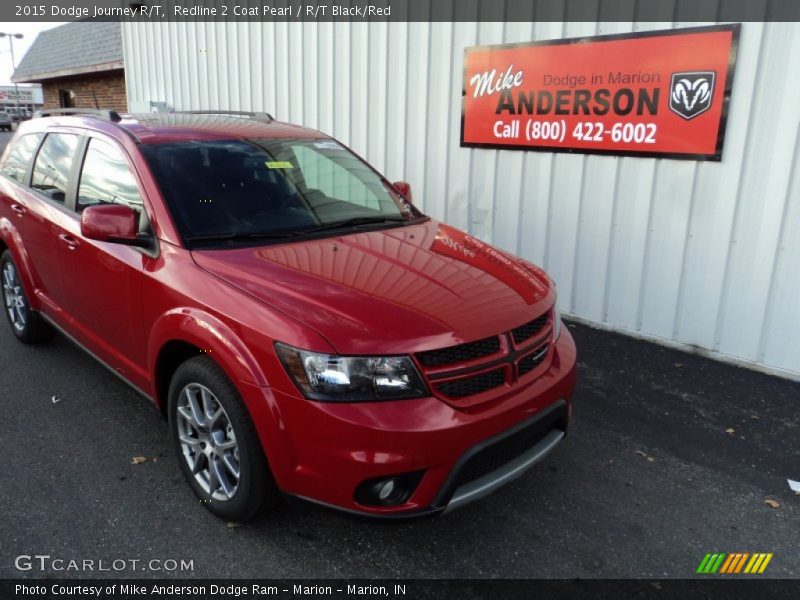 Redline 2 Coat Pearl / R/T Black/Red 2015 Dodge Journey R/T